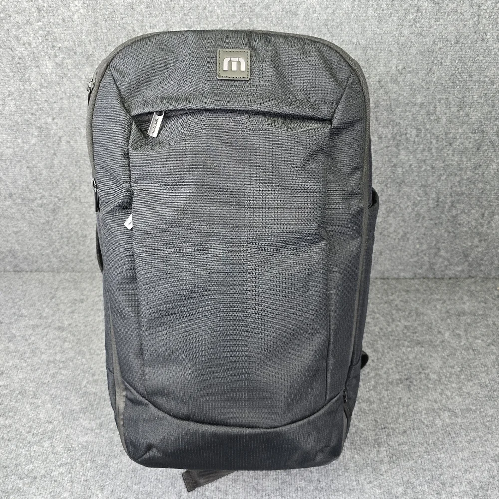 TravisMathew Lateral Backpack TMB107 Black NWT - Padded 16
